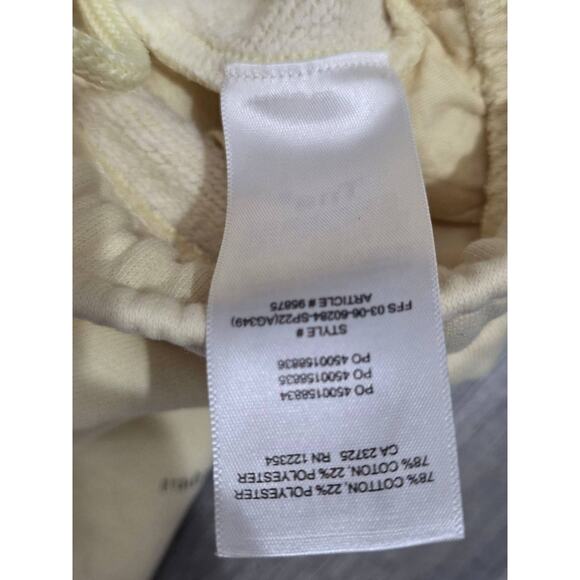 Aritzia Sweatpants Y2K TNA Graphic Cozy Fleece Cream 2XS A003777 - Picture 3 of 13